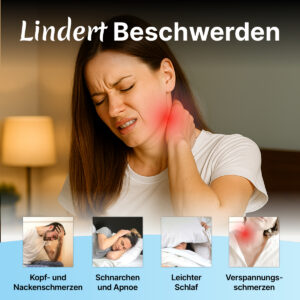 KissenDeluxe® – Orthopädisches Kopfkissen gegen Nackenschmerzen & Schnarchen