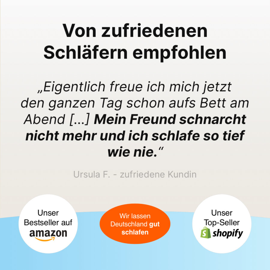 KissenDeluxe® – Orthopädisches Kopfkissen gegen Nackenschmerzen & Schnarchen