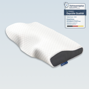 KissenDeluxe® – Orthopädisches Kopfkissen gegen Nackenschmerzen & Schnarchen